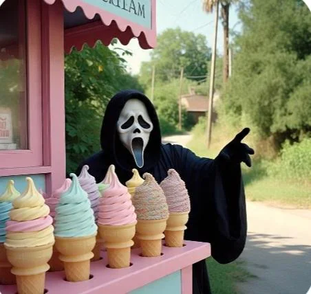 Ghostface hates his new workplace picture 2 of 13