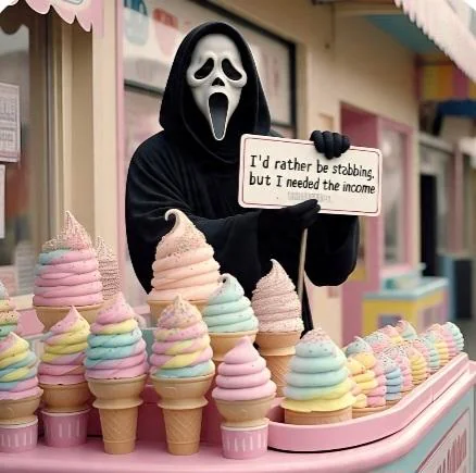Ghostface hates his new workplace picture 4 of 13