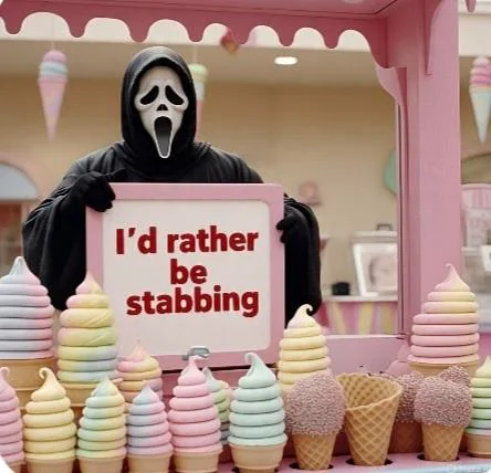 Ghostface hates his new workplace picture 6 of 13