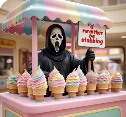 Ghostface hates his new workplace picture 7 of 13