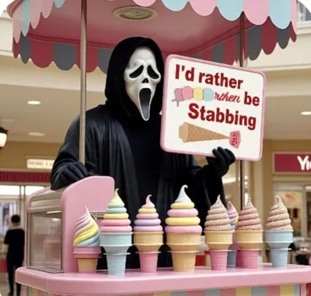 Ghostface hates his new workplace picture 8 of 13