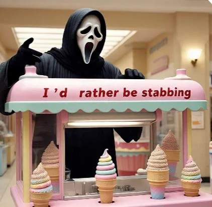 Ghostface hates his new workplace picture 9 of 13