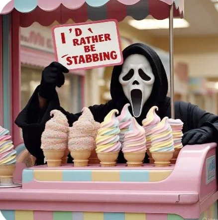 Ghostface hates his new workplace picture 10 of 13