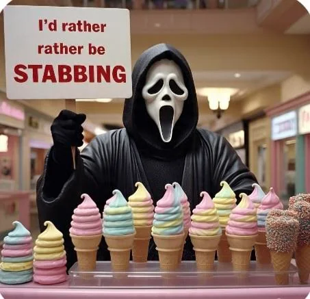 Ghostface hates his new workplace picture 11 of 13