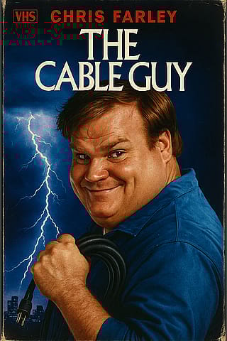 The Cable Guy starring Chris Farley'