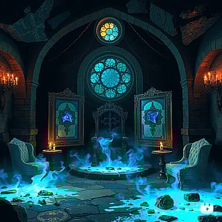 Where thrones whisper spells and the floor breathes magic'