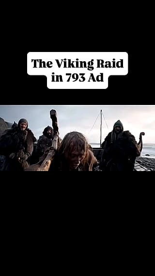 Just before the raid in 793, made with VEO3'