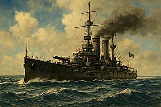 WW1 and WW2 battleships give them a name and country navy, it was to be a real navy'