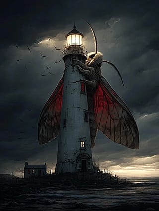 like moths to flames, mindless behavior.'