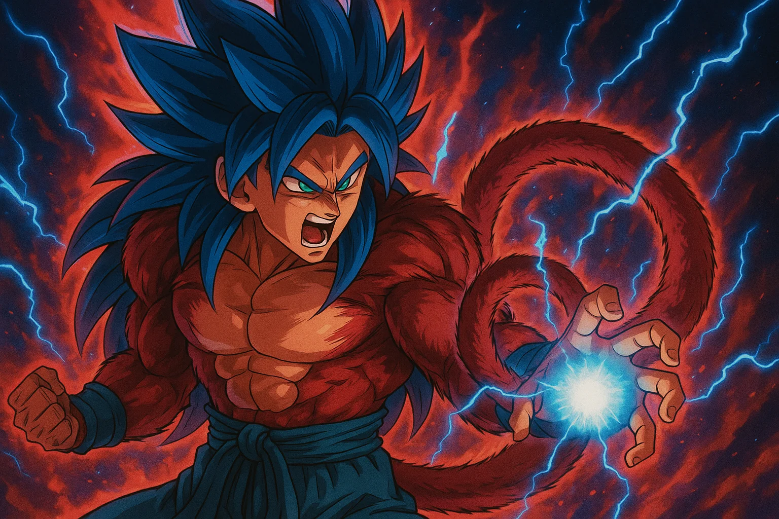 Goku SS4 + SSB picture 1 of 1