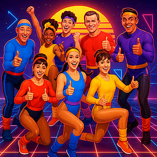 80s Aerobics Wiggles'