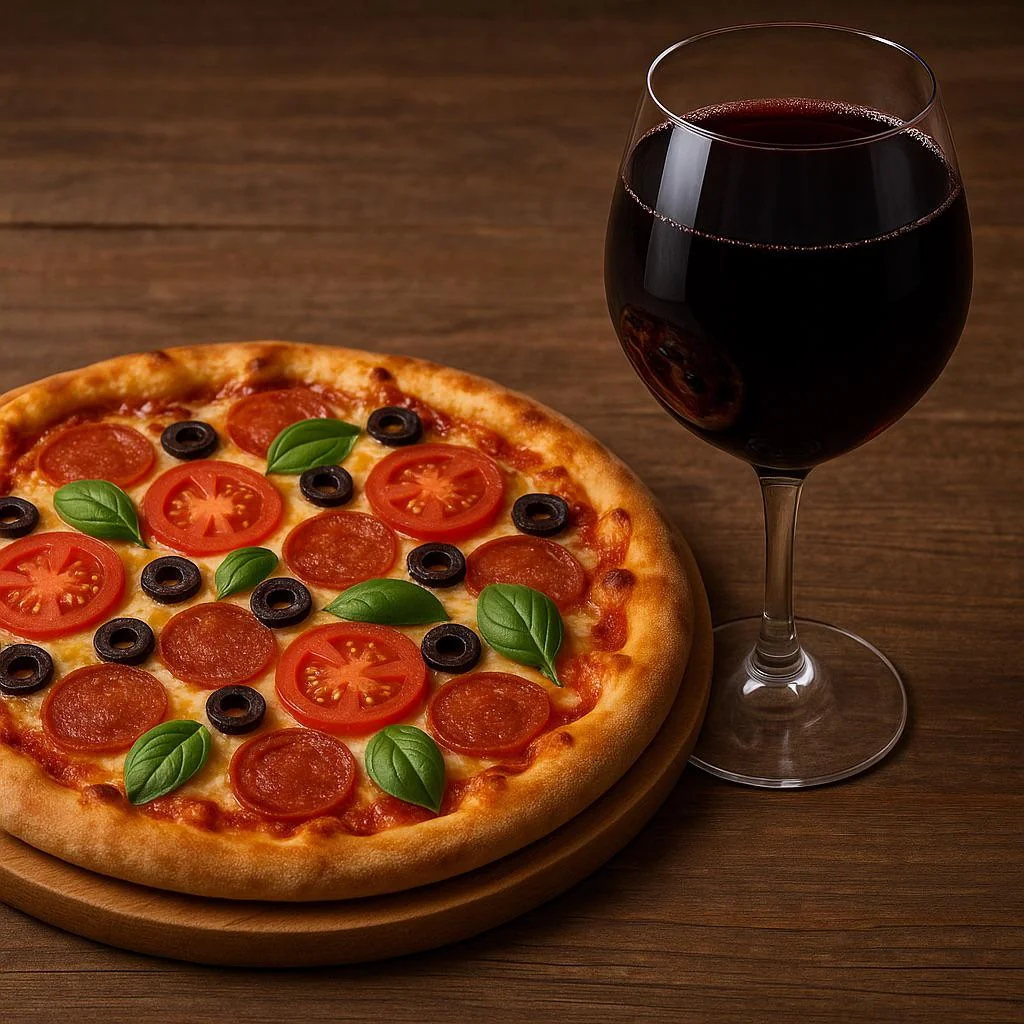 Pizza and Wine picture 1 of 1