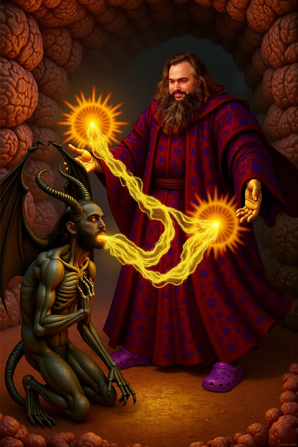 Me draining the life of my inner demon whose name is Treven. picture 1 of 1