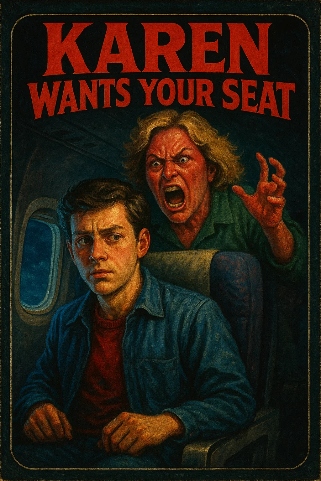 Presses flight attendant button picture 1 of 1