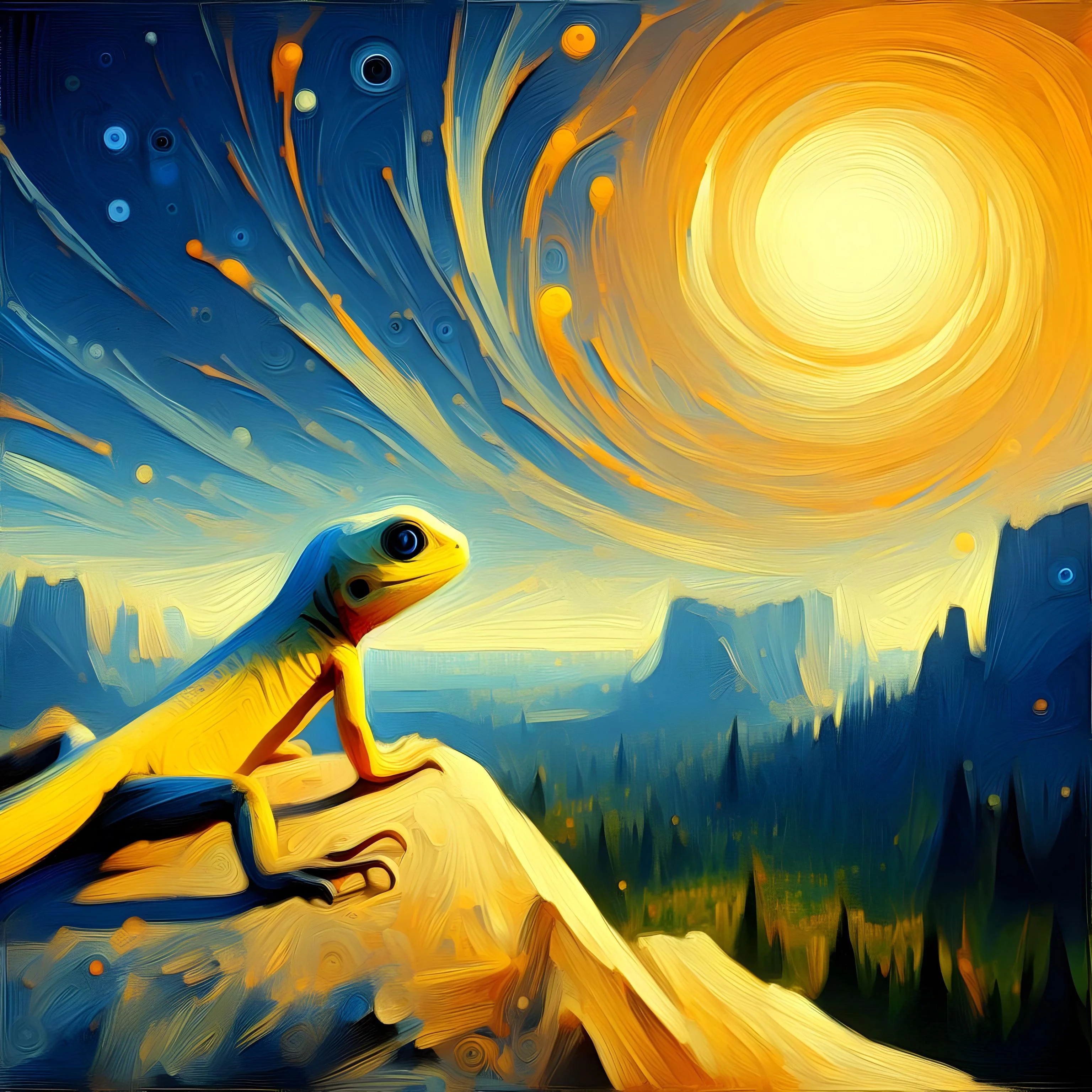 Taste the lizard rainbow 🌈 picture 4 of 7