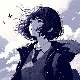 Bing. Favorite in anime style'
