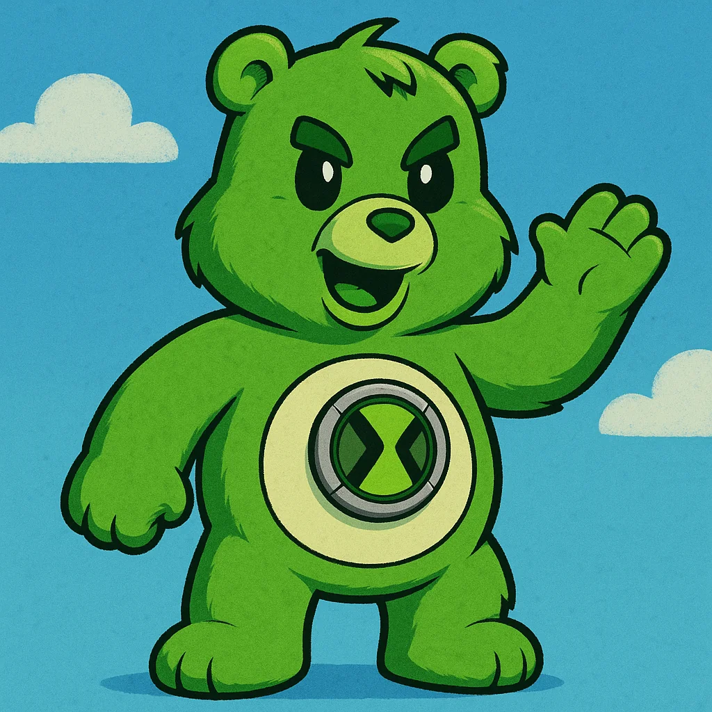 Looking to name it. Its a Ben 10 carebear tramaformation. I made it for my sister picture 1 of 1