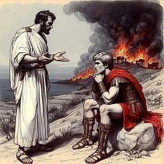 "A day will come when sacred Troy shall perish, And Priam and his people shall be slain"'