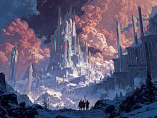 Crystal towers'