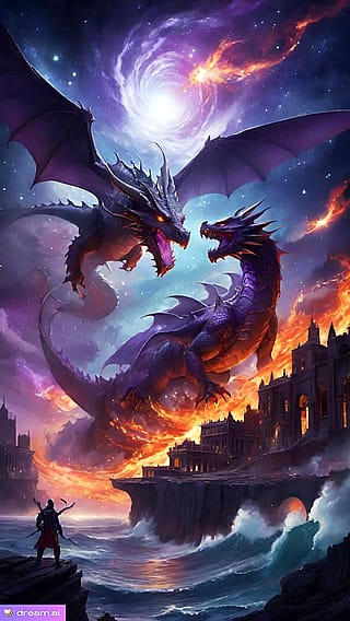 Put some purple and some fire in a pot, Dragons will come out. Made Wumbo Dream'