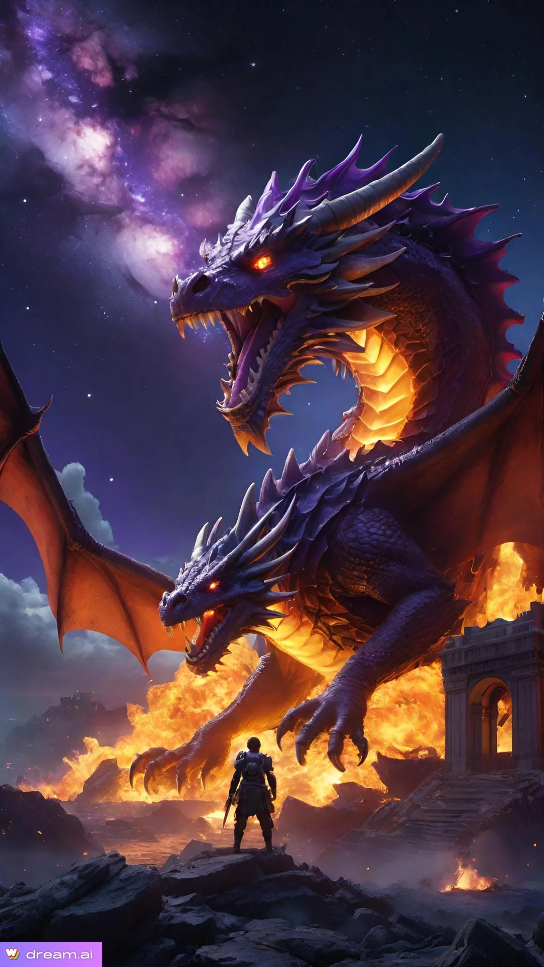 Put some purple and some fire in a pot, Dragons will come out. Made Wumbo Dream picture 2 of 8