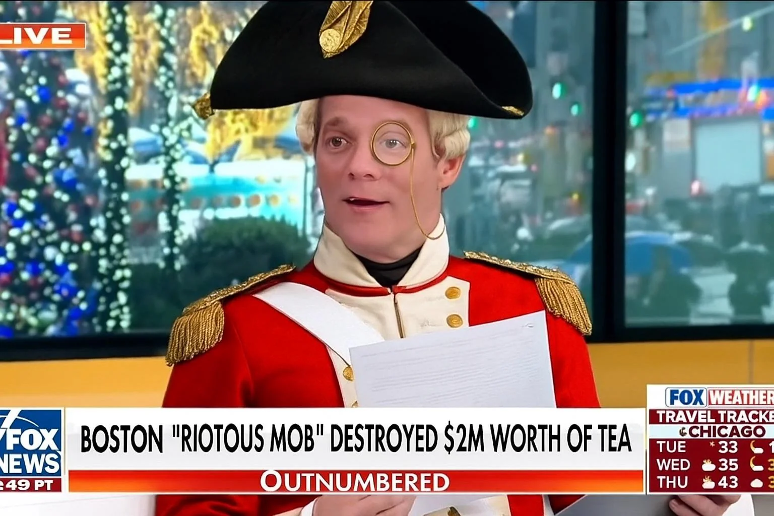 Live news coverage of the Boston tea party, December 1773 picture 1 of 1