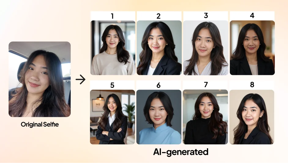 Tried 8 different AI headshot generators—curious which one you think looks best picture 1 of 1