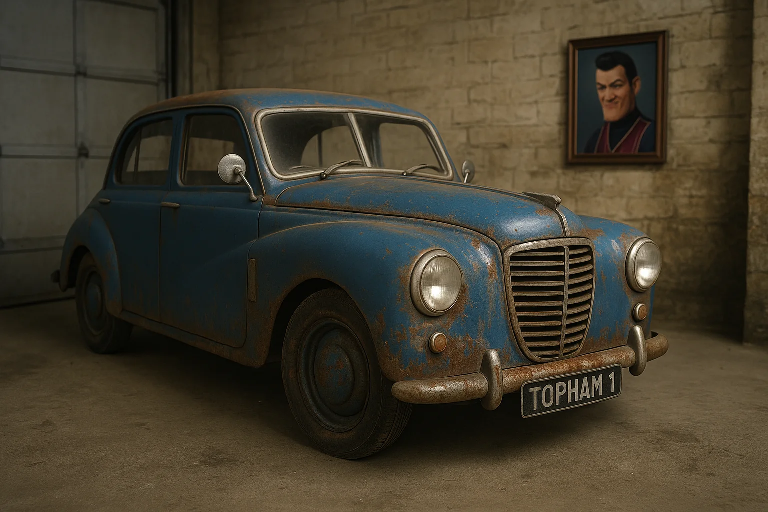 Car in the garage picture 1 of 1