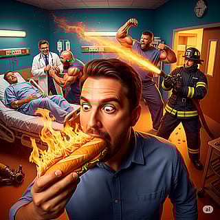 "Presenting to the emergency room..."'