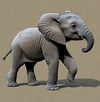 Baby elephant'