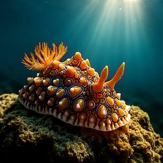Sea Slug On Coral'