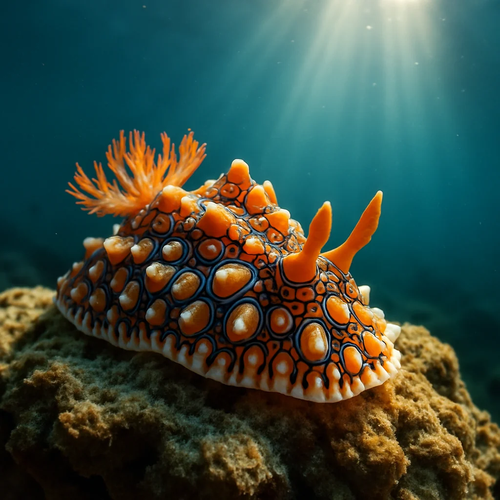 Sea Slug On Coral picture 1 of 1