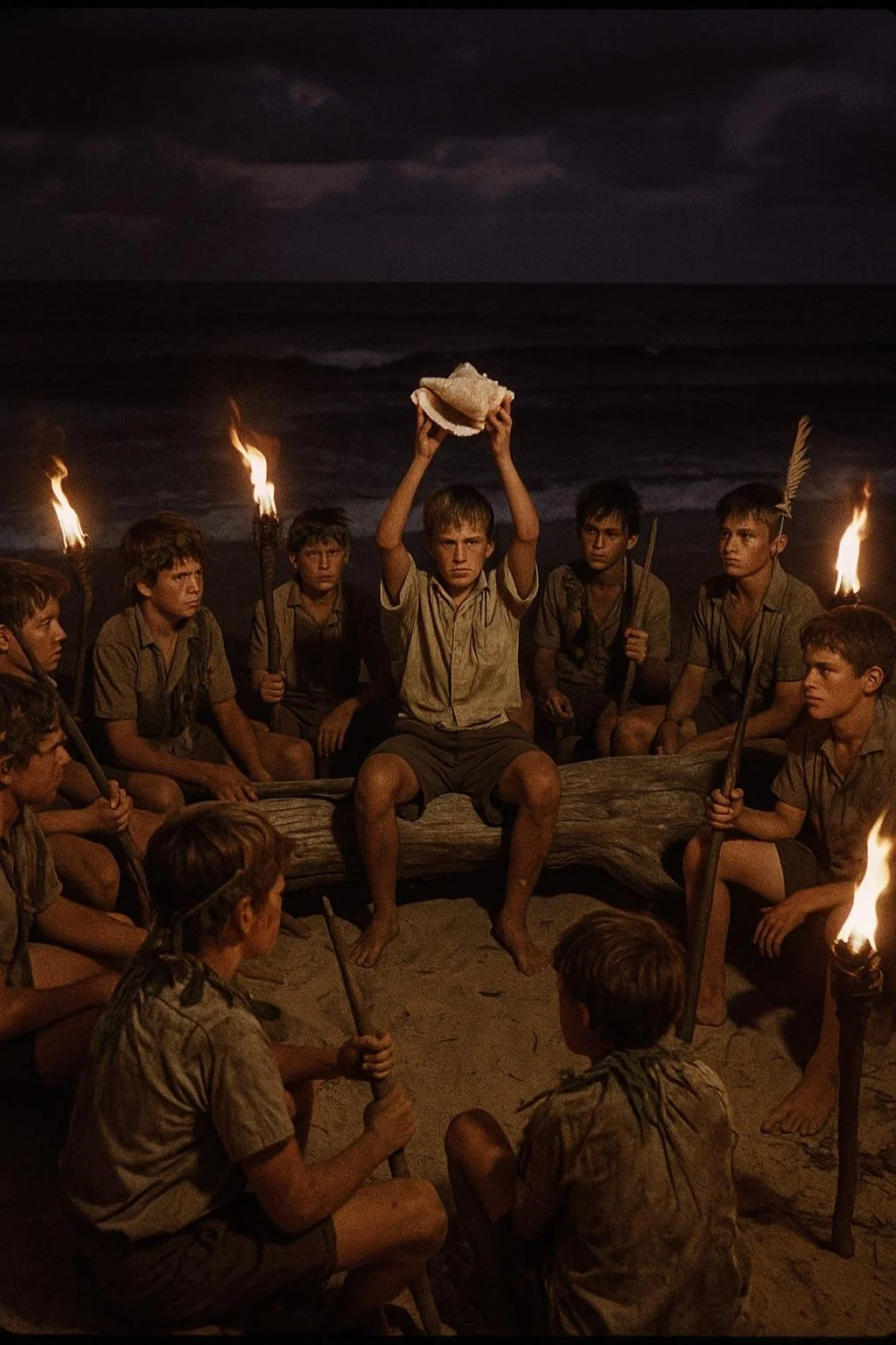 Lord of the Flies — Fire, Conch, and Council Rituals picture 3 of 6