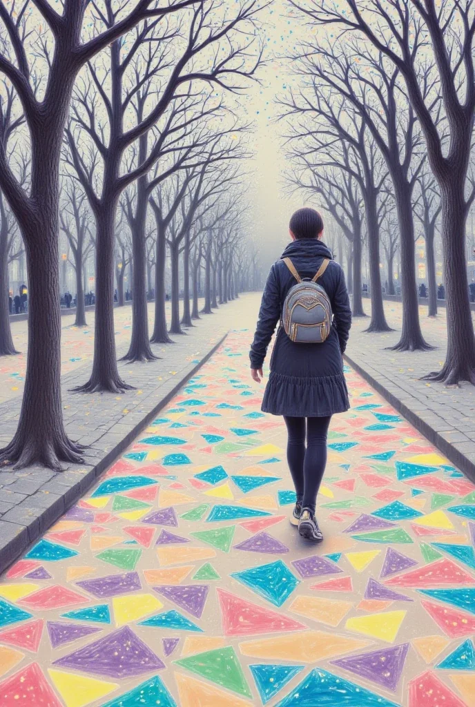 Colorful brick road picture 2 of 2