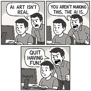 The real reasons why antis hate AI art'
