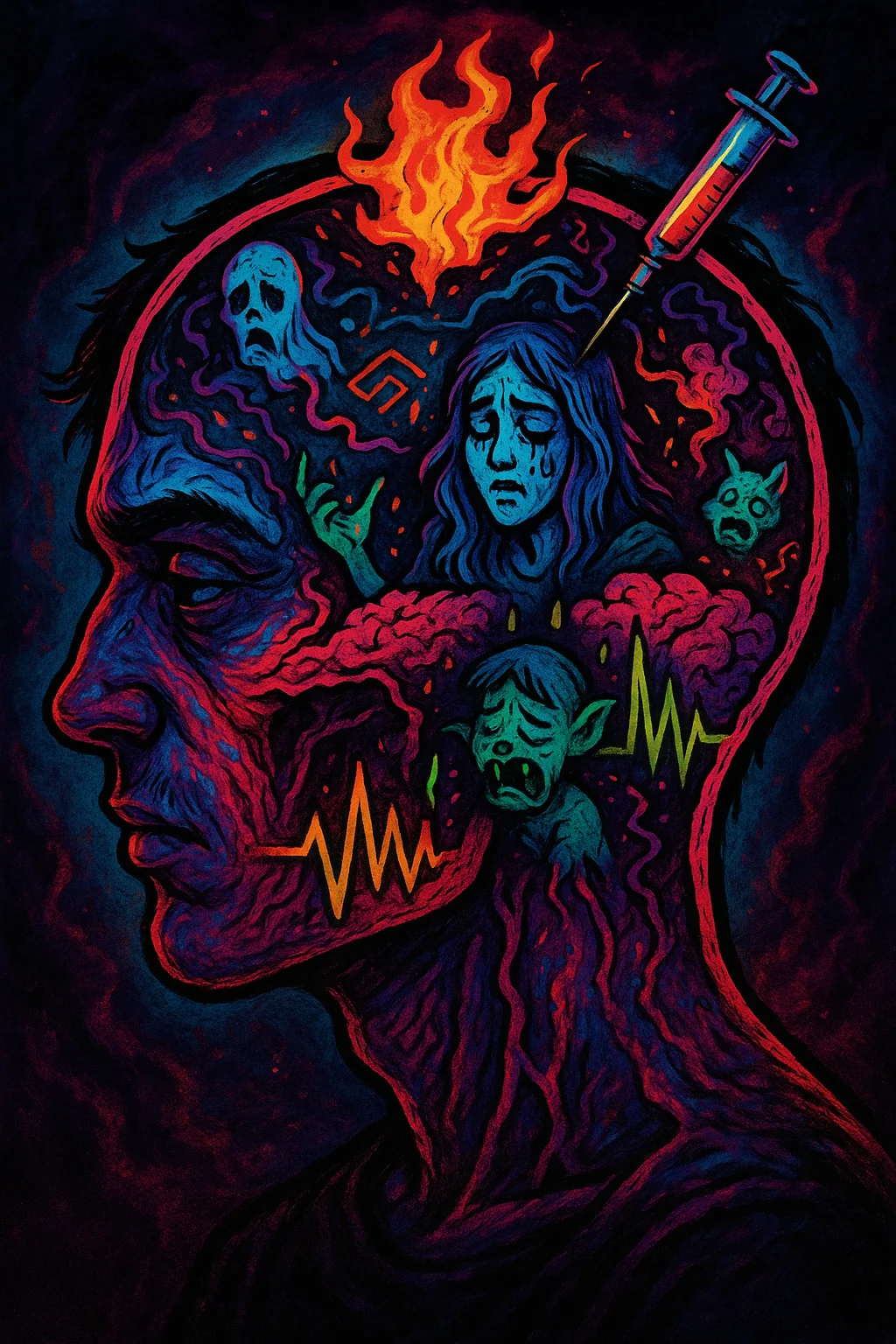 Inspired by another post but I asked ChatGPT to generate what it thinks goes on in my head based off our conversations picture 3 of 5