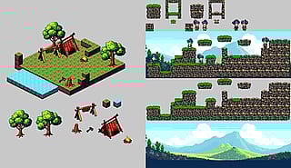 Released two new tools for generating pixel art assets'