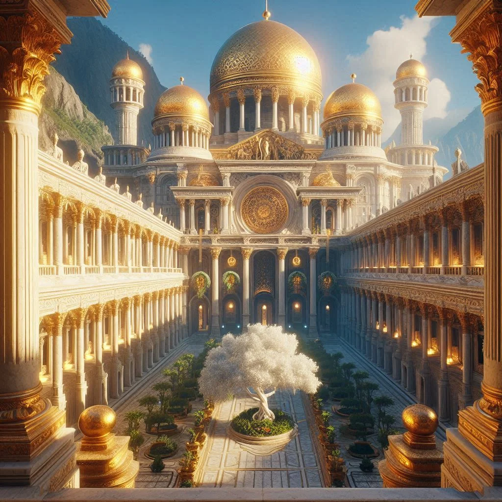 A golden Palace in a magical kingdom picture 2 of 2