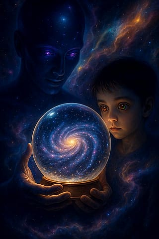Our creator admiring their work'