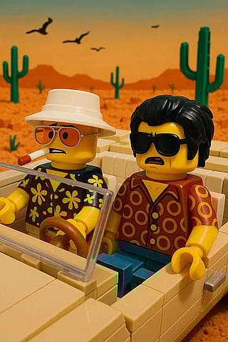 Fear and Loathing in Las Vegas. Lego version.'