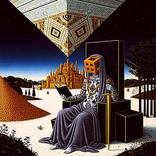 google gemini trippy art'