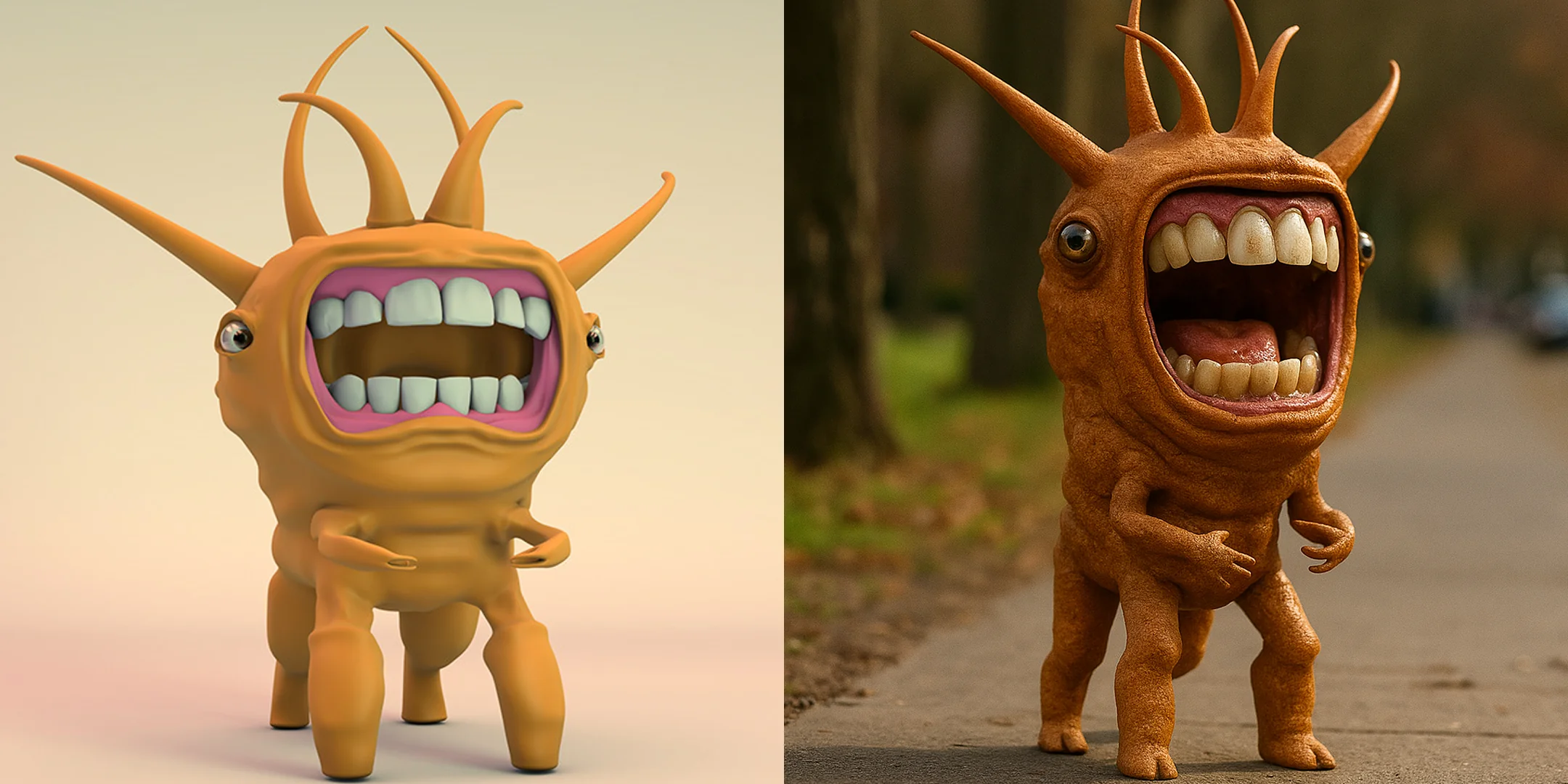 I had AI recreate my 3D monsters picture 1 of 5