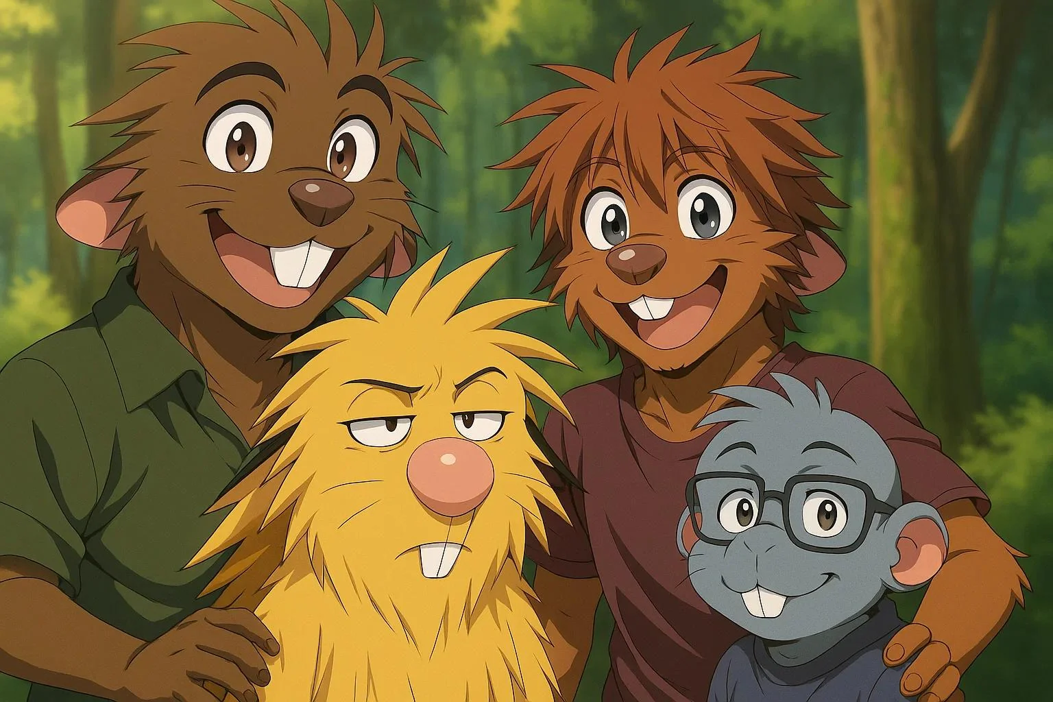 Cartoon turned into anime picture 1 of 15