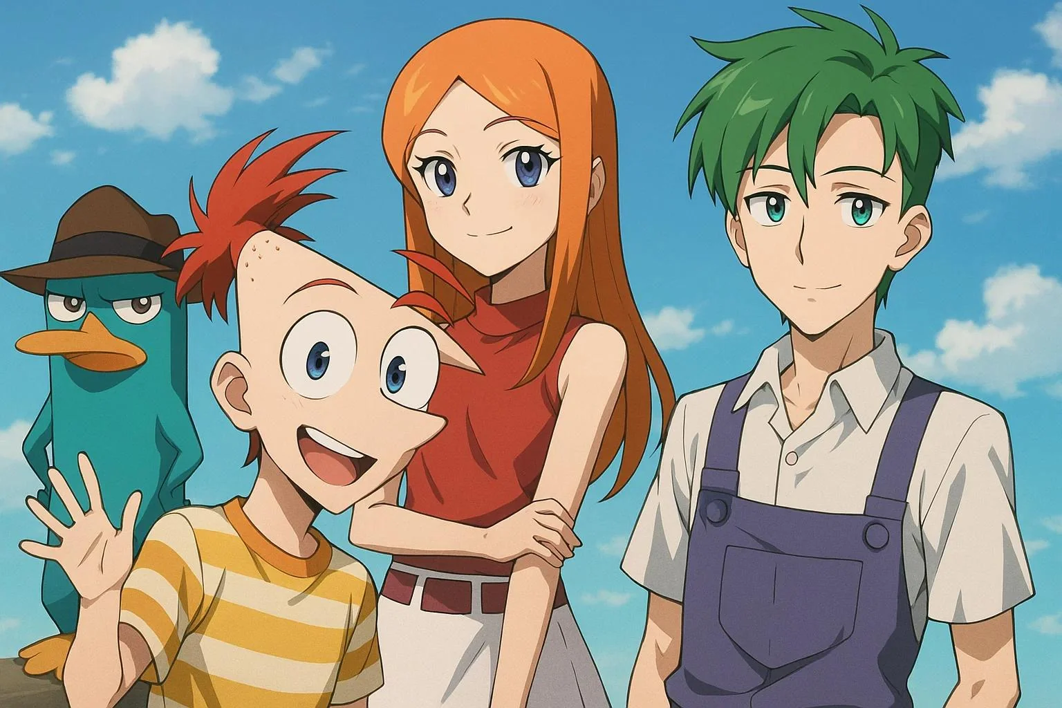 Cartoon turned into anime picture 5 of 15