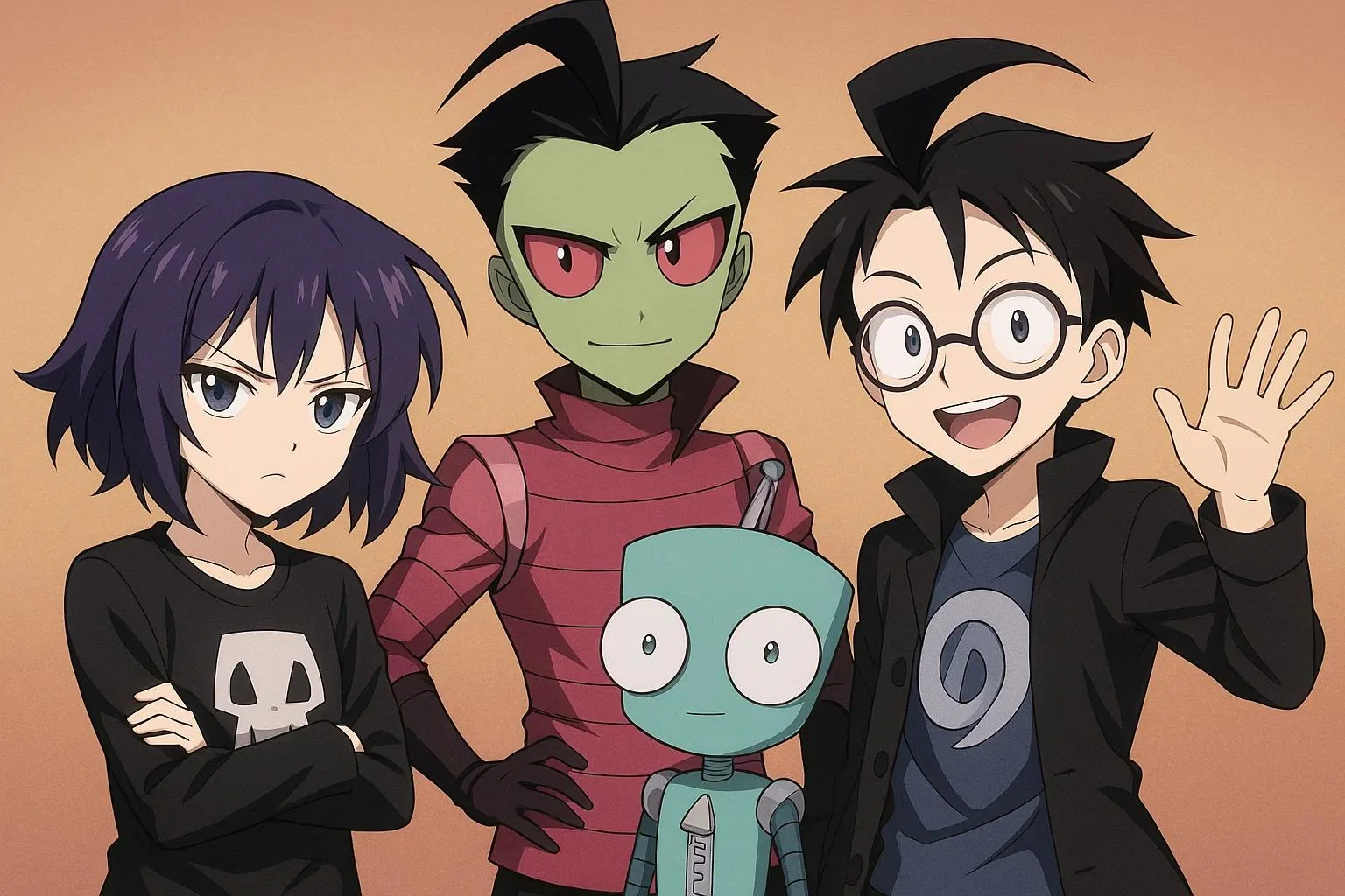 Cartoon turned into anime picture 12 of 15