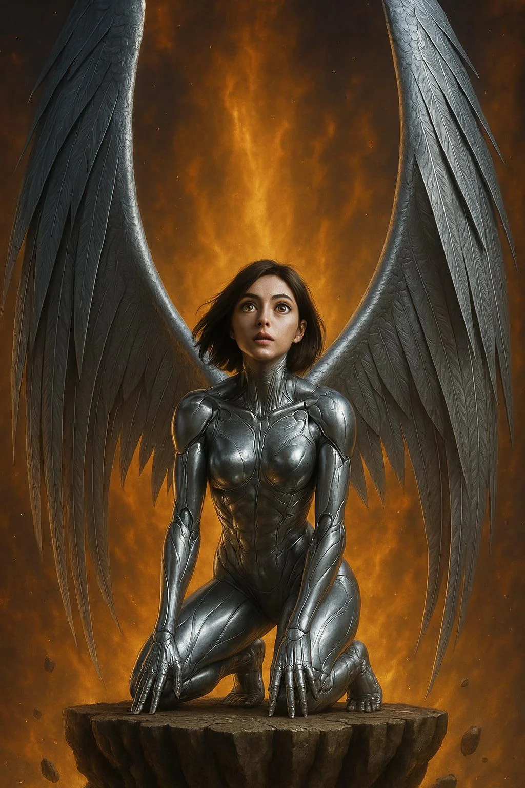 Alita manga cover turned into AI art picture 1 of 1