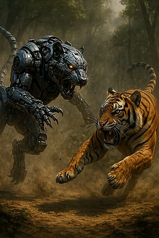 Tiger hunting Tiger'