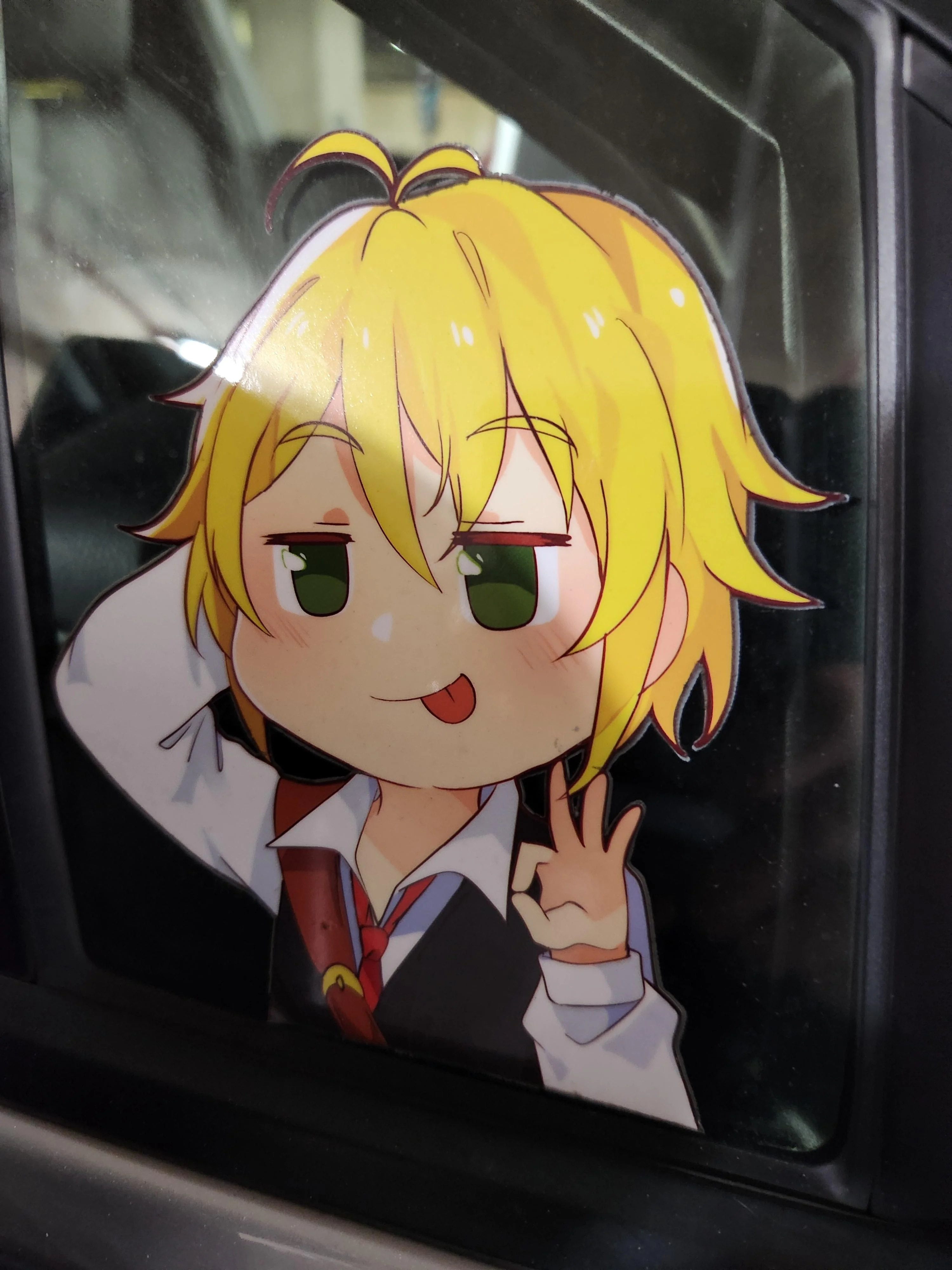 I saw this sticker on a random car in a parking garage. picture 2 of 4