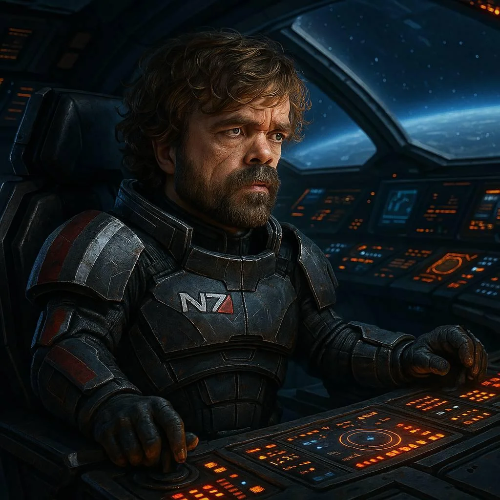 Tyrion Lannister Piloting a Spaceship from Mass Effect picture 1 of 1