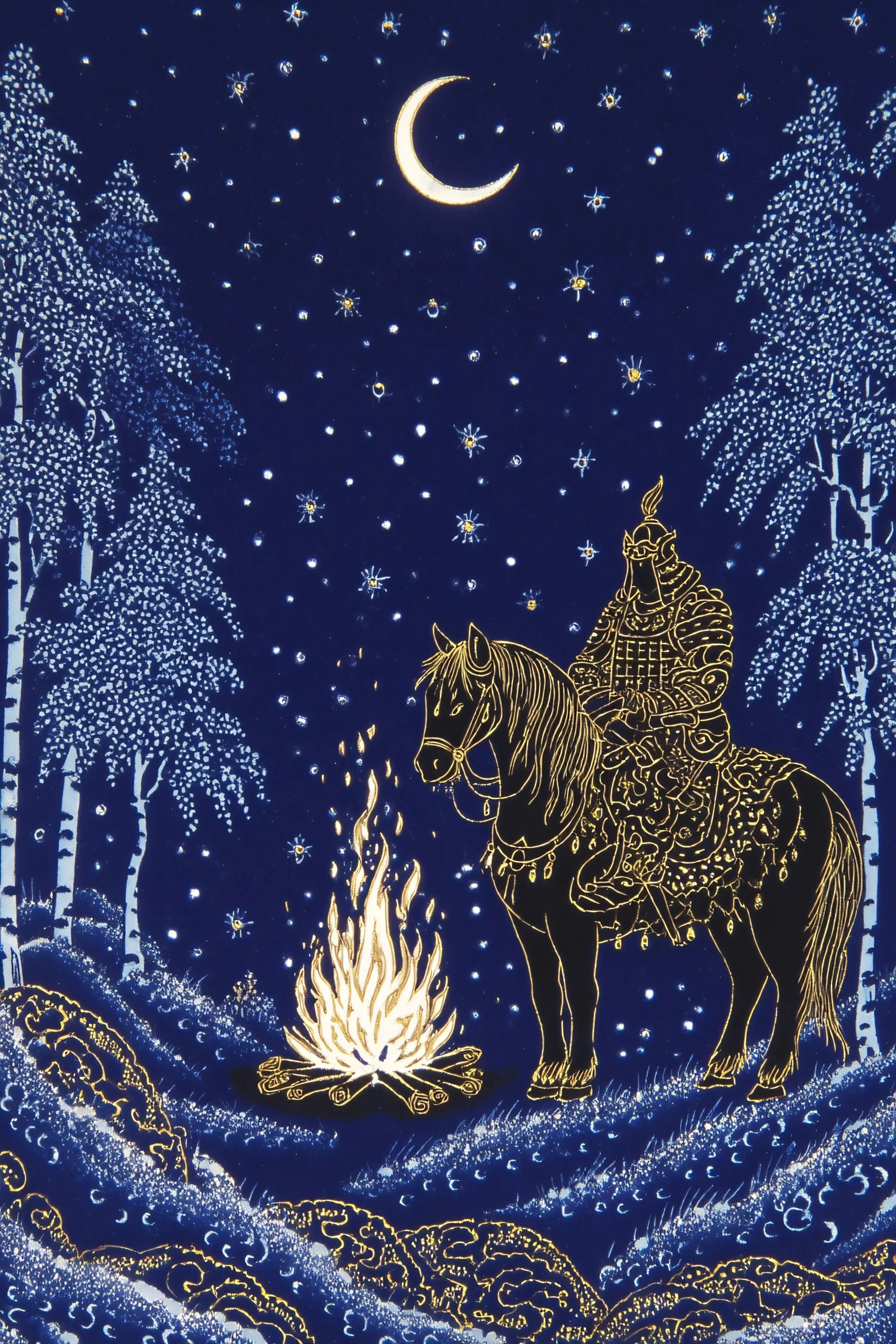 do you feel the warmth of the fire? picture 3 of 4